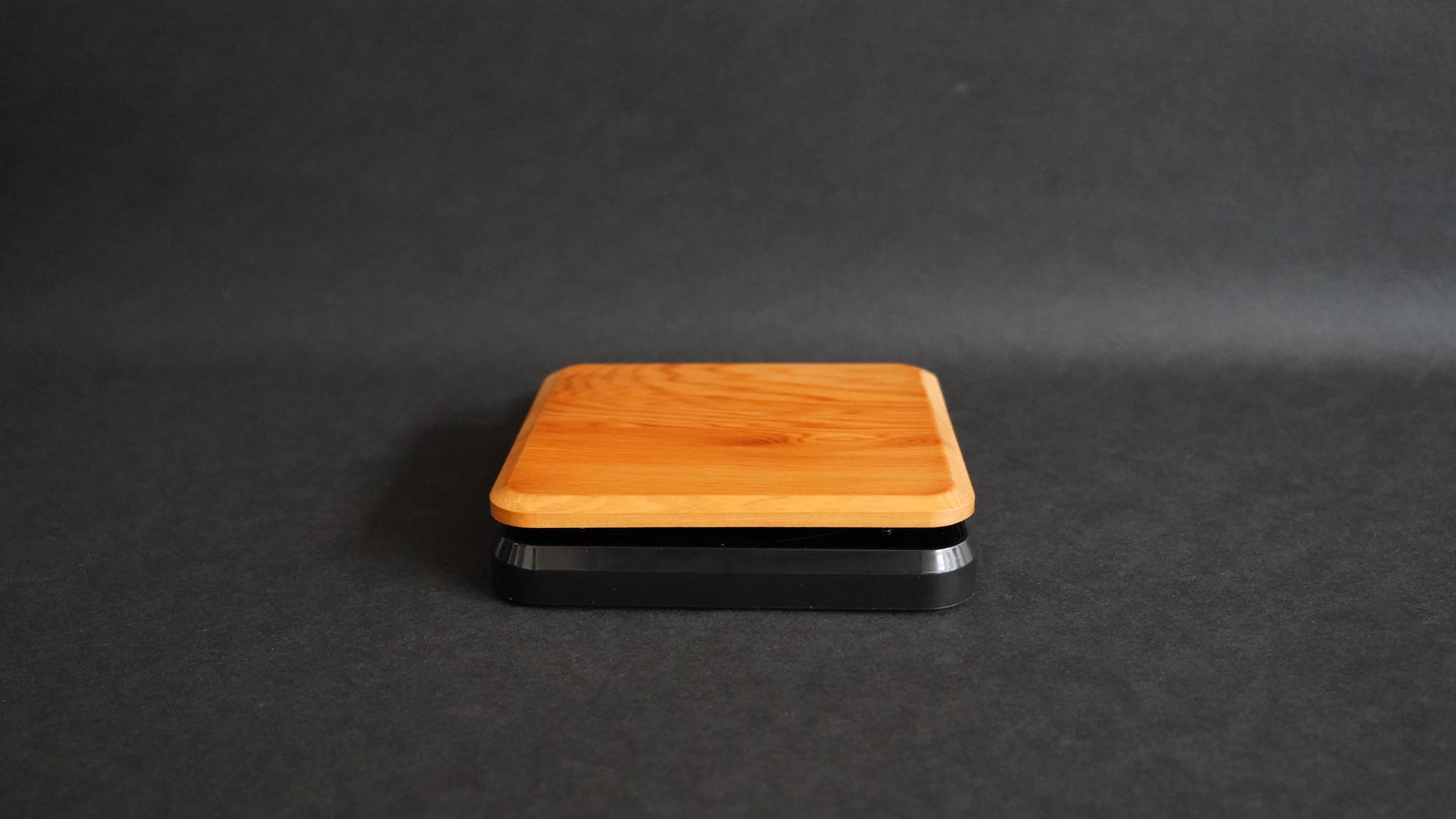 Coffee-scented wood-scented electronic scale with timer Taiwanese cypress