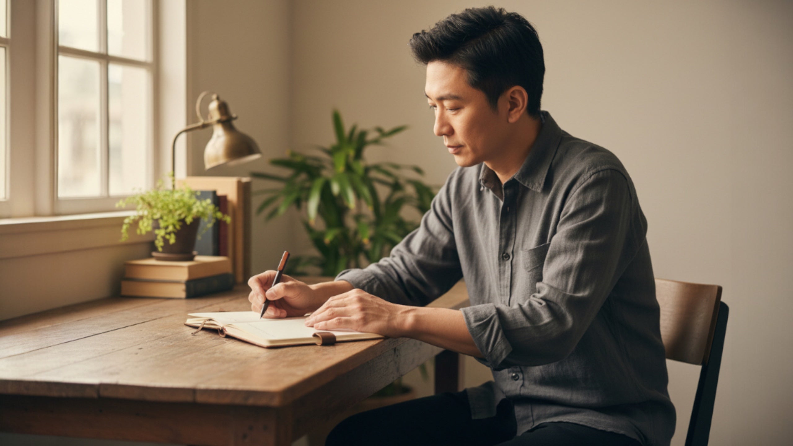 帷言立木鋼珠筆｜鐵刀木筆身・花梨瘤筆夾・桃花心木盒