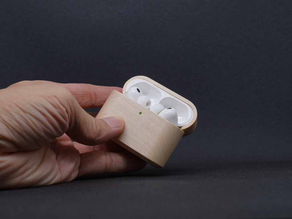 楓木 AirPods 木製保護殼（入門款）