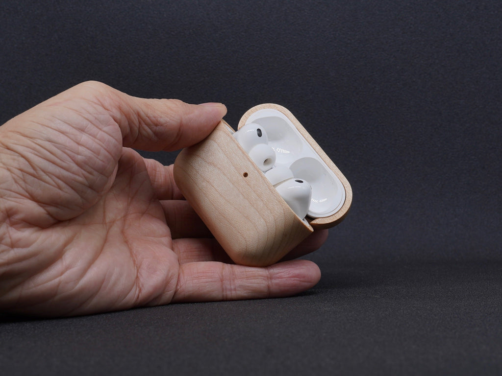 【進口材】楓木 AirPods 木製保護殼
