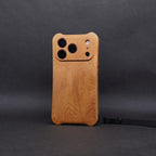 [Domestic Materials] Taiwan Cinnamomum camphora iPhone 17 series wooden keypad all-solid wood phone case