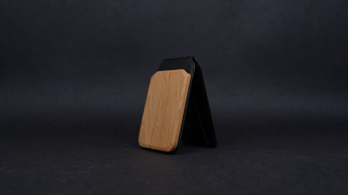 【Outlet】MagSafe Solid Wood Magnetic Card Holder Holder (Taiwanese Cypress)