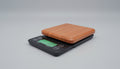 【Domestic materials】 Coffee aroma wood incense timer electronic scale mahogany