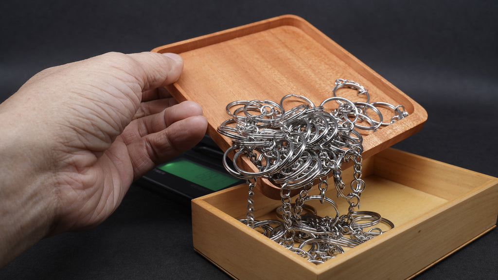 【國產材】咖啡香木頭香可計時的電子秤 桃花心木