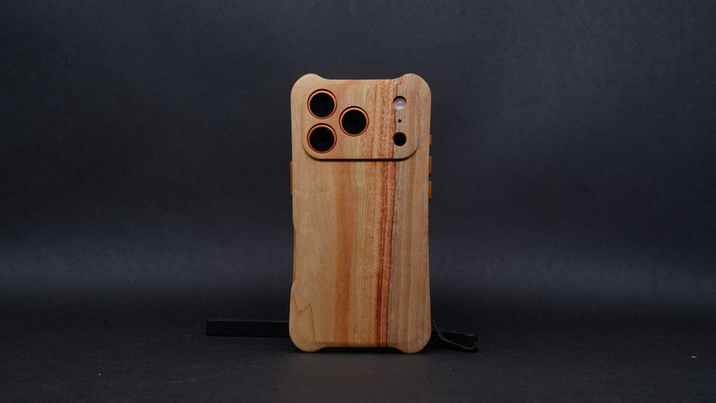 【國產材】台灣樟木 iPhone 17系列 木按鍵全實木手機外殼