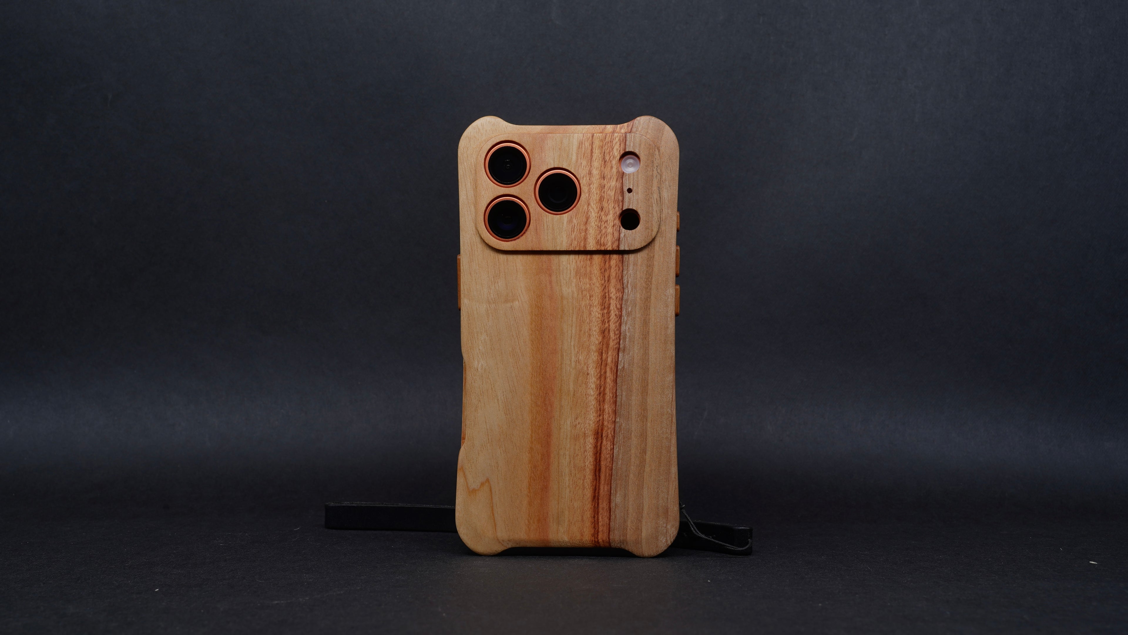 【國產材】台灣樟木 iPhone 17系列 木按鍵全實木手機外殼