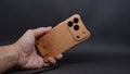 [Domestic Materials] Taiwan Cinnamomum camphora iPhone 17 series wooden keypad all-solid wood phone case