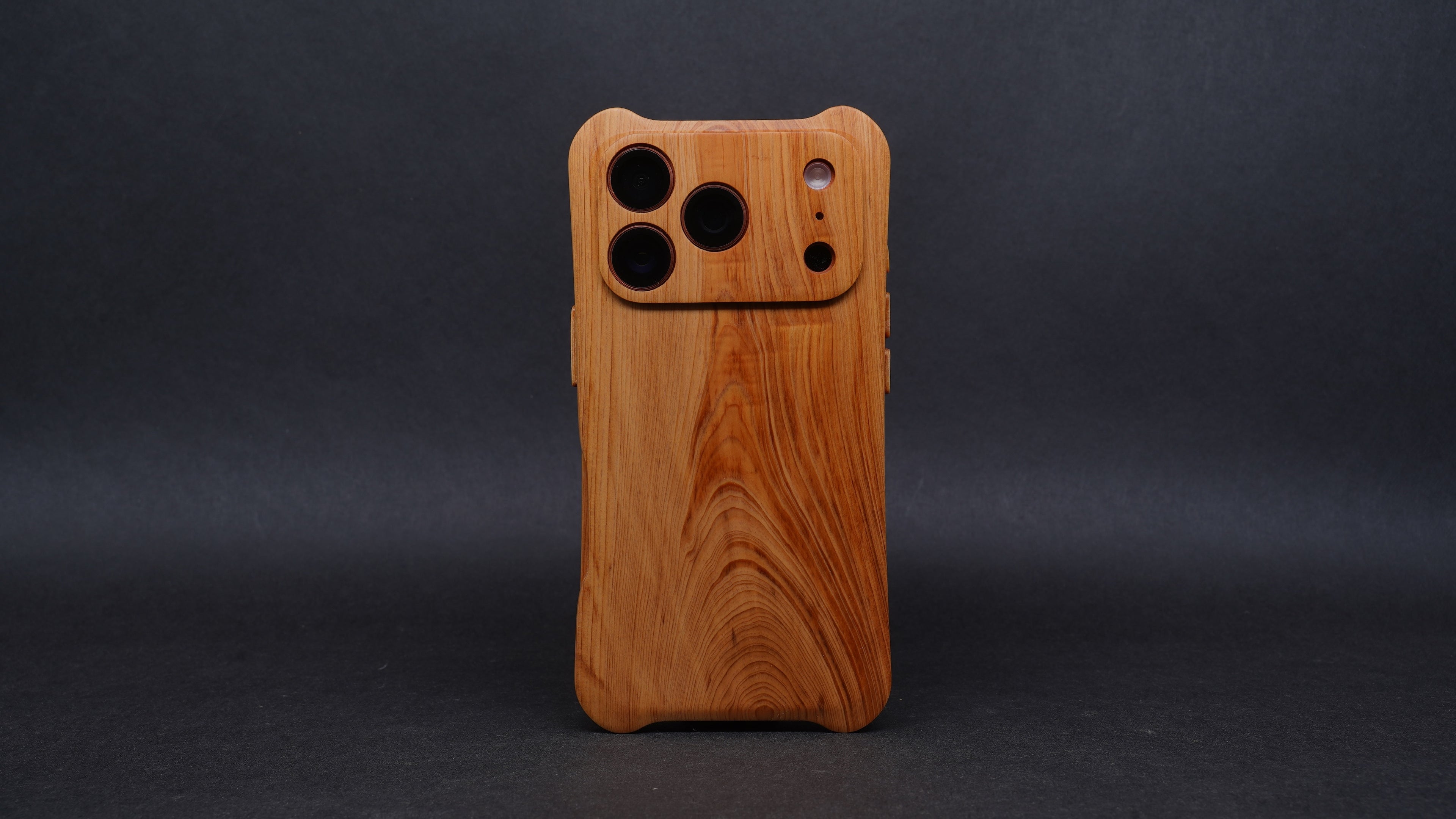 【國產材】台灣扁柏 iPhone 17系列 木按鍵全實木手機外殼