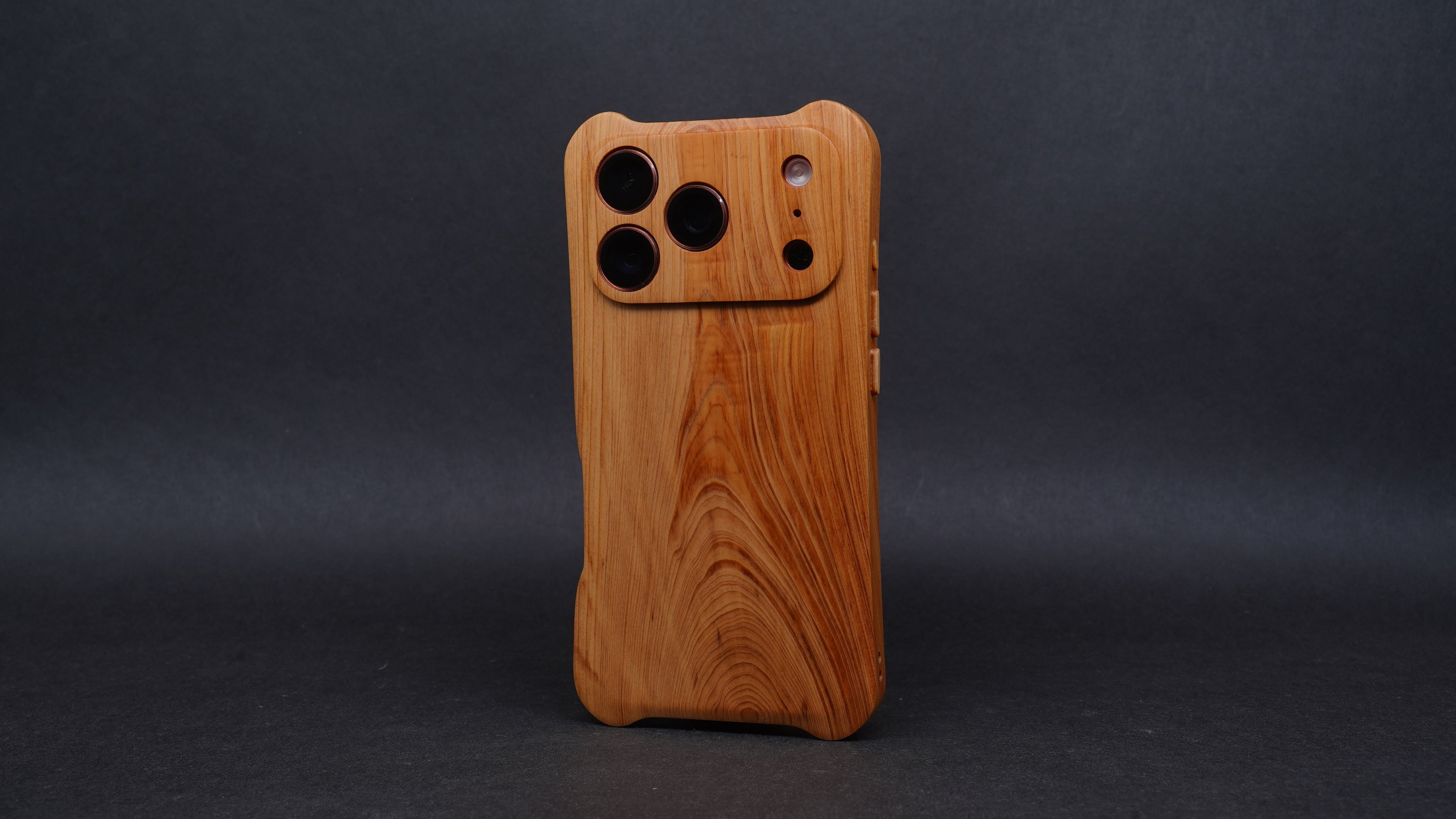 【國產材】台灣扁柏 iPhone 17系列 木按鍵全實木手機外殼