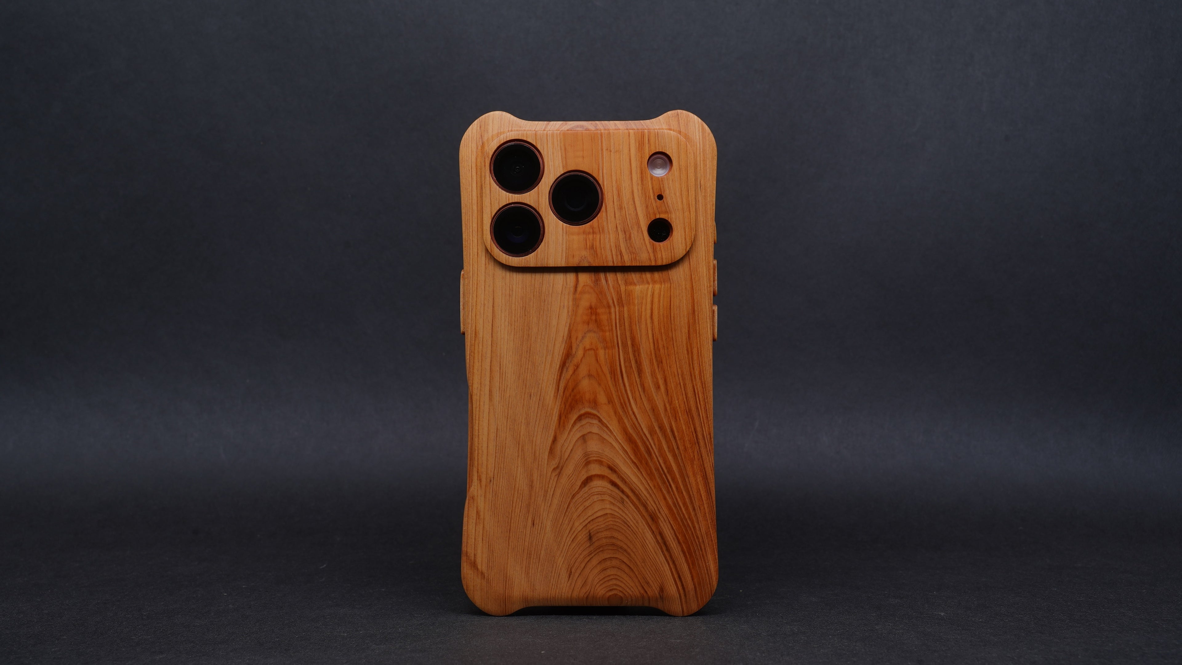 【國產材】台灣扁柏 iPhone 17系列 木按鍵全實木手機外殼