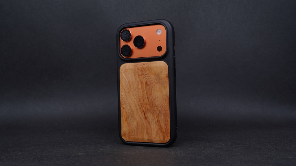 【國產材】台灣檜木 iPhone 17系列 MagSafe 實木防摔手機殼｜可客製選料