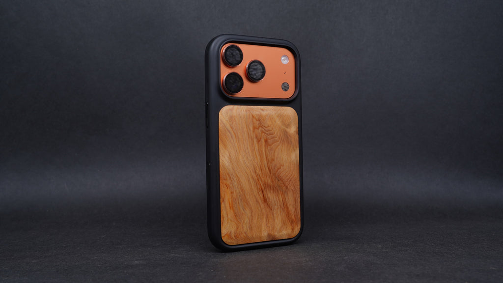 【國產材】台灣檜木 iPhone 17系列 MagSafe 實木防摔手機殼｜可客製選料