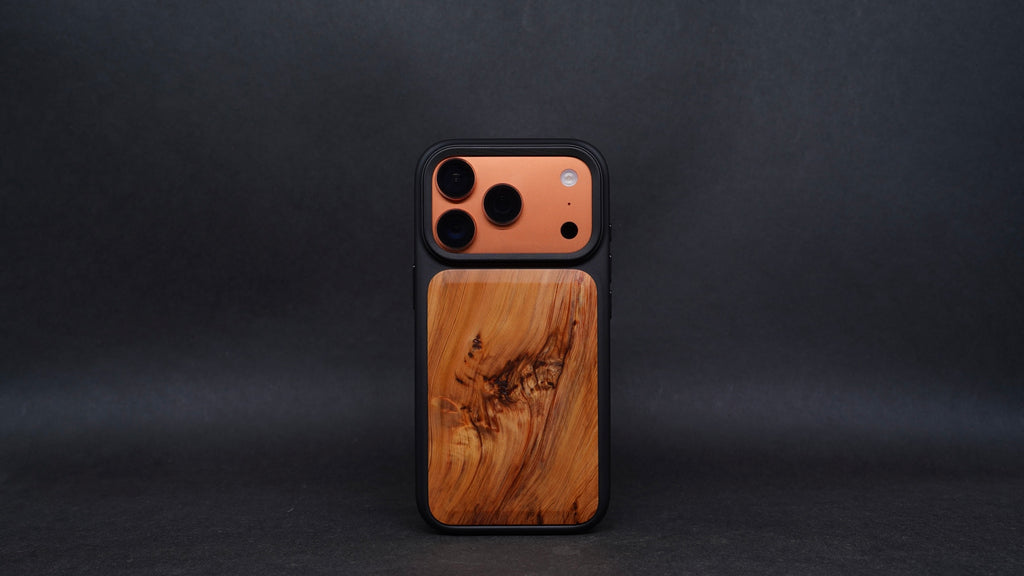 【國產材】台灣檜木 iPhone 17系列 MagSafe 實木防摔手機殼｜可客製選料
