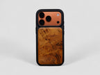 【國產材】台灣鳳尾黃檜 iPhone 17系列 MagSafe 實木防摔手機殼｜可客製選料