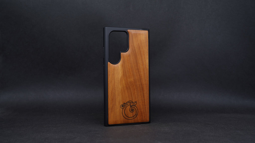 【國產材】台灣檜木 Galaxy Ultra 系列 實木防摔手機殼｜可客製選料