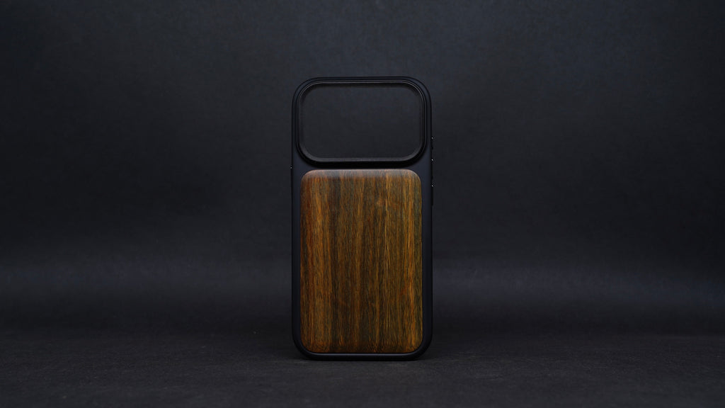 【進口材】綠檀木 iPhone 17系列 MagSafe 實木防摔手機殼｜可客製選料