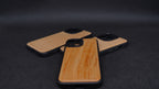 [Sustainable Cycle] iPhone 13 Series Display Solid Wood Shockproof Case Made of Italian Rainbow Wood