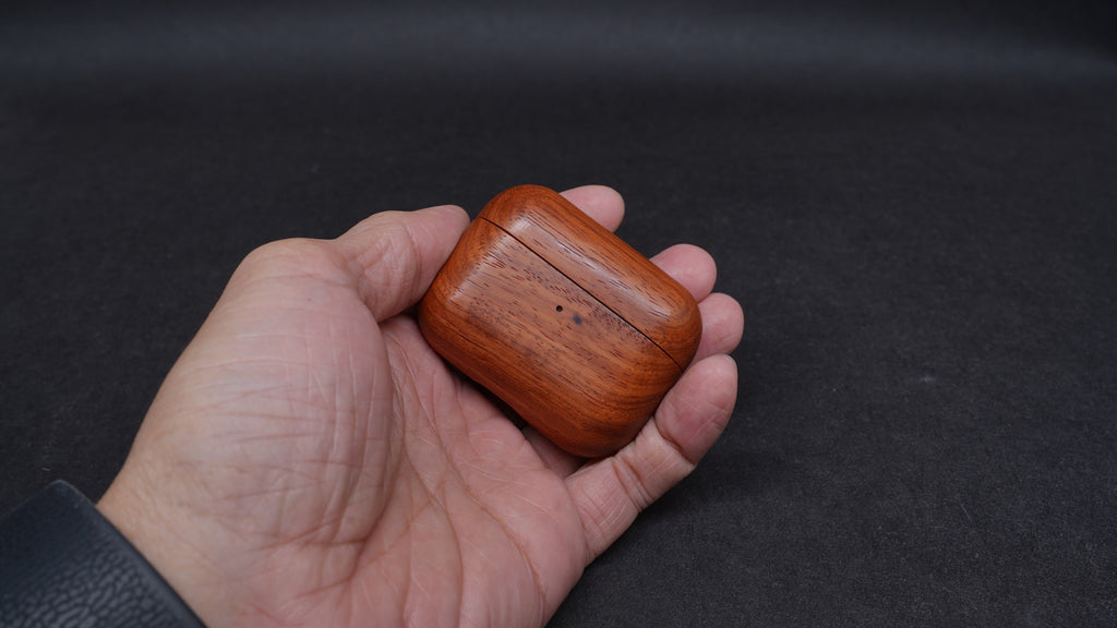 【進口材】AirPods系列 全實木保護殼 - 花梨木