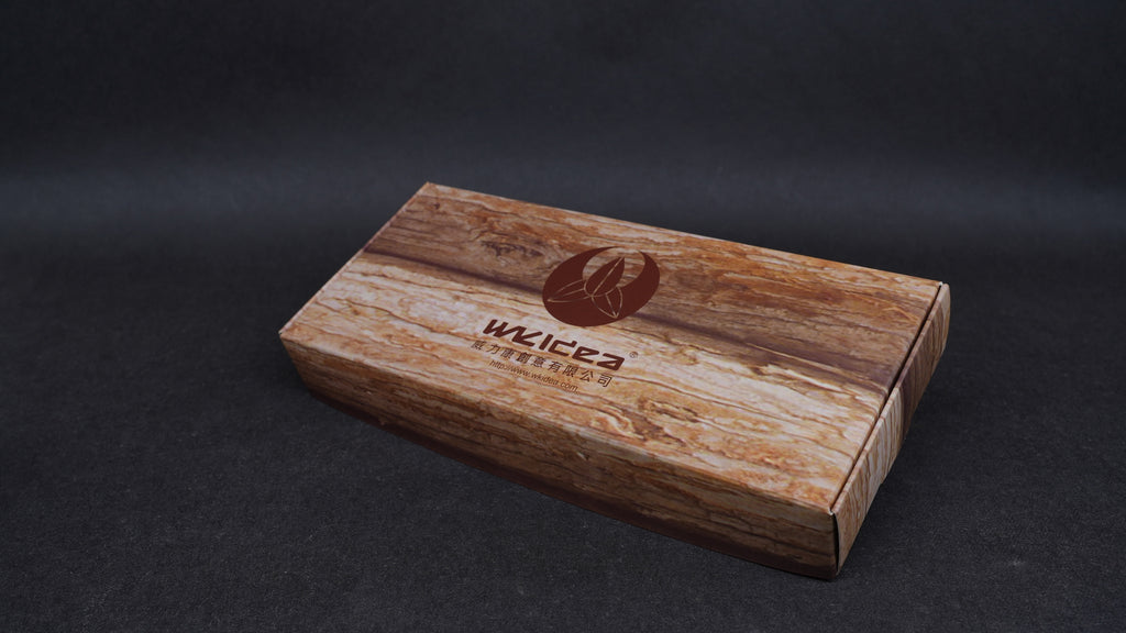 帷言立木鋼珠筆｜鐵刀木筆身・花梨瘤筆夾・桃花心木盒