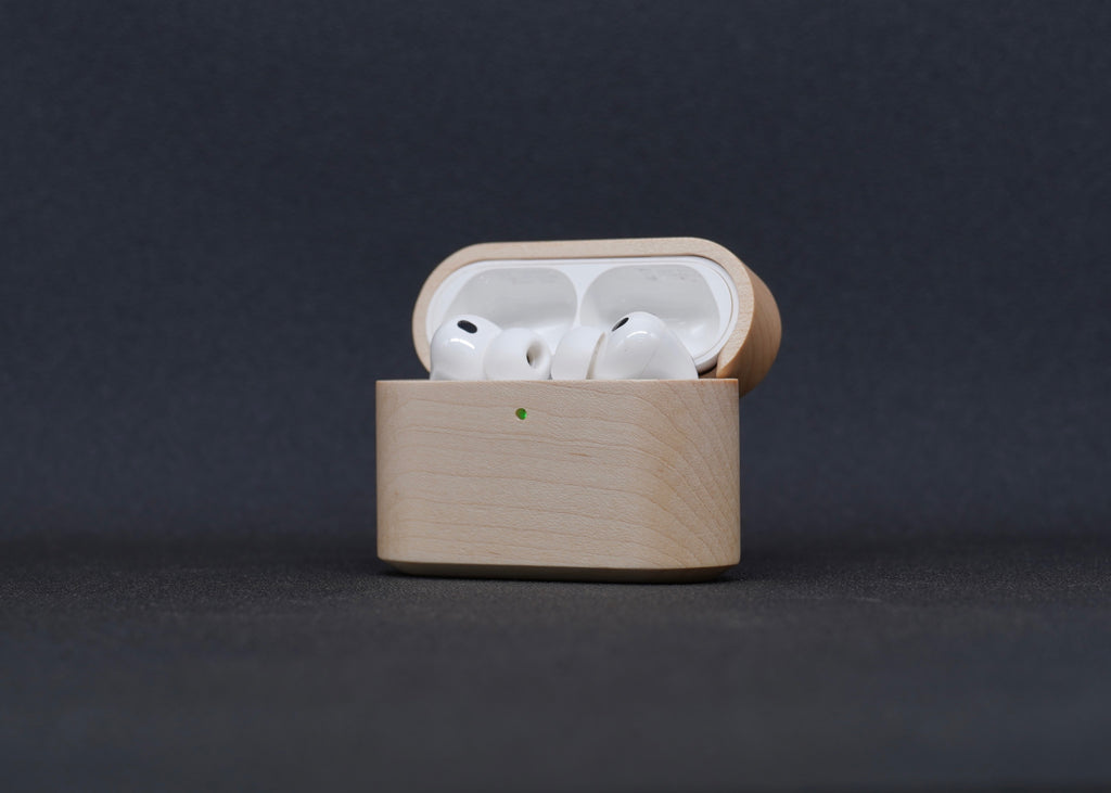 楓木 AirPods 木製保護殼（入門款）