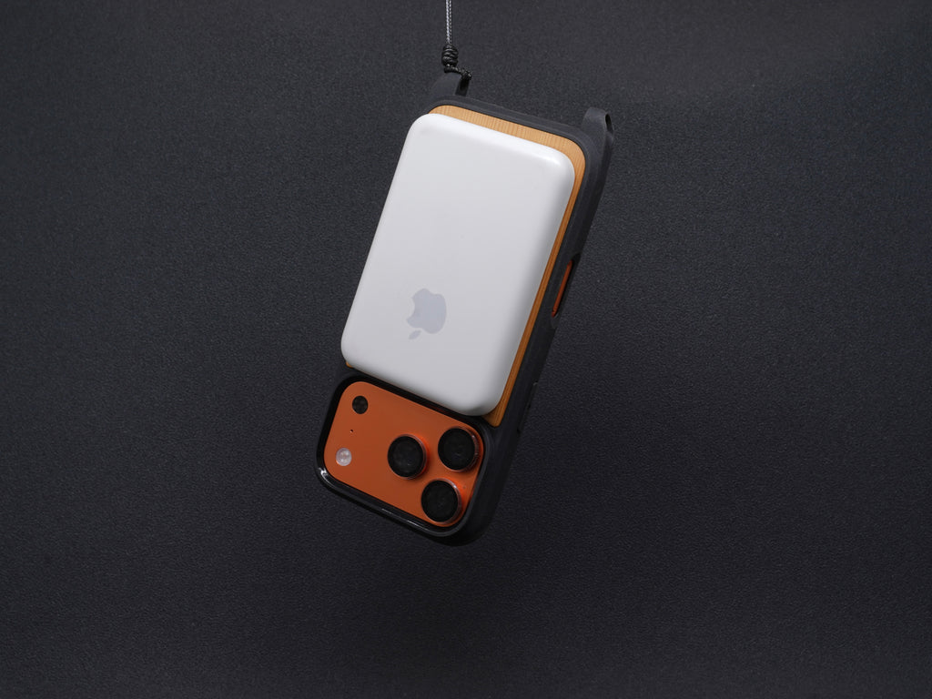 【國產材】台灣檜木 iPhone Pro 系列 MagSafe 掛繩防摔殼