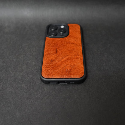 Rosewood iPhone MagSafe full range of log anti-fall phone cases
