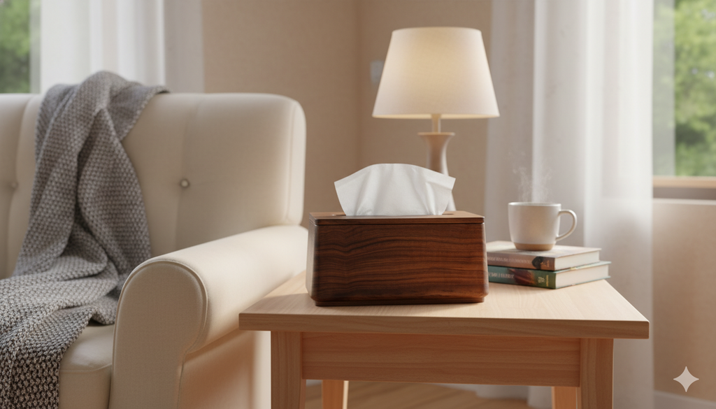 【進口材】山嶺｜磁吸自動升降面紙盒