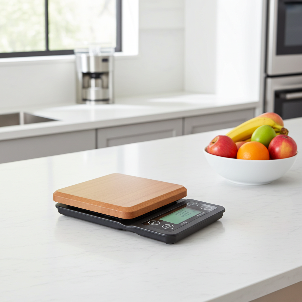 【Domestic materials】 Coffee aroma wood incense timer electronic scale mahogany