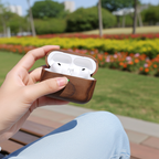 【進口材】AirPods系列 全實木保護殼 - 胡桃木