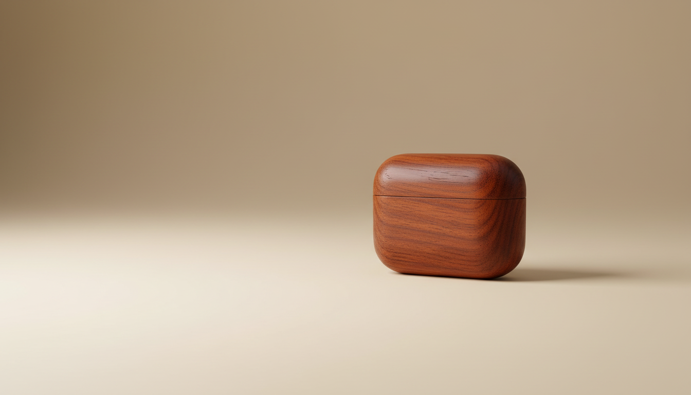 花梨木 AirPods 保護殼海報