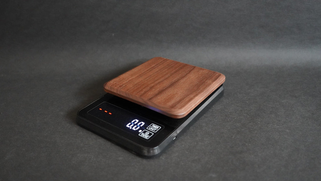 [Domestic materials] Coffee aroma wood incense timer electronic scale Taiwan cypress