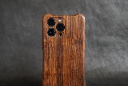 Wood Case for iPhone Walnut 全實木 胡桃木外殼 - 我的商店